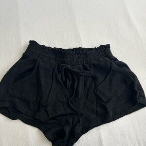 Aeropostale Black High Waist Women's Shorts